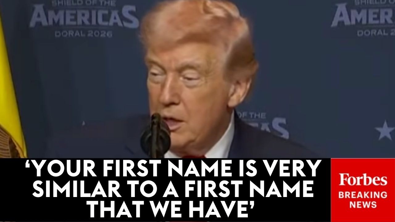 'I Have To Be Very Careful...': Trump Navigates Pronunciation Of Trinidad And Tobago PM's Name