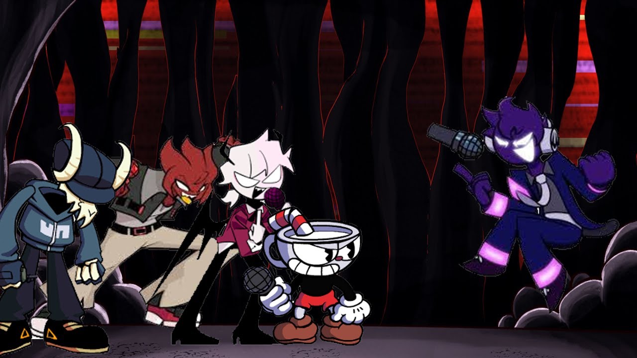 FNF Triple Trouble but it's Tabi, Aldryx, Selever and Cuphead Vs Void