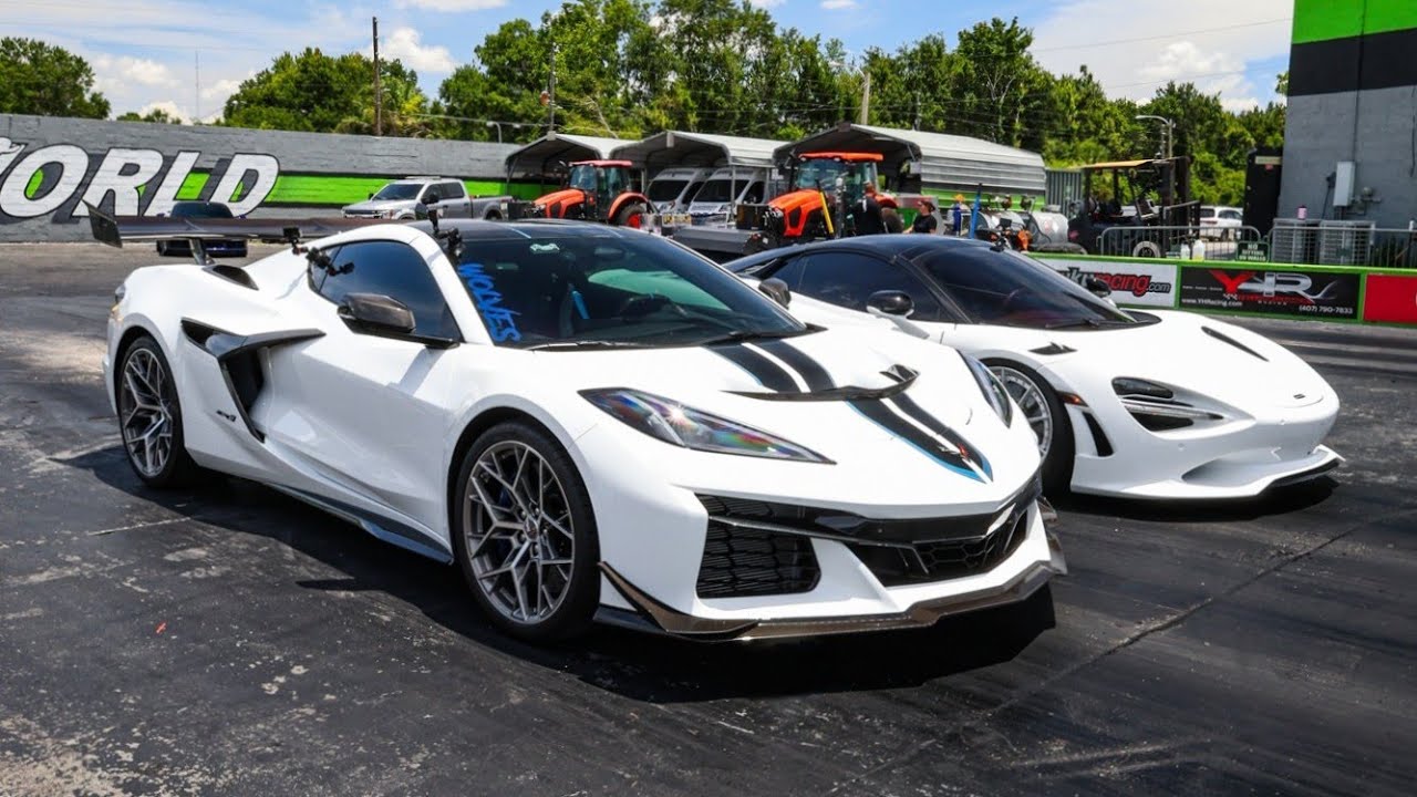 Fastest Mclaren 750S Races The New Corvette ZR1!