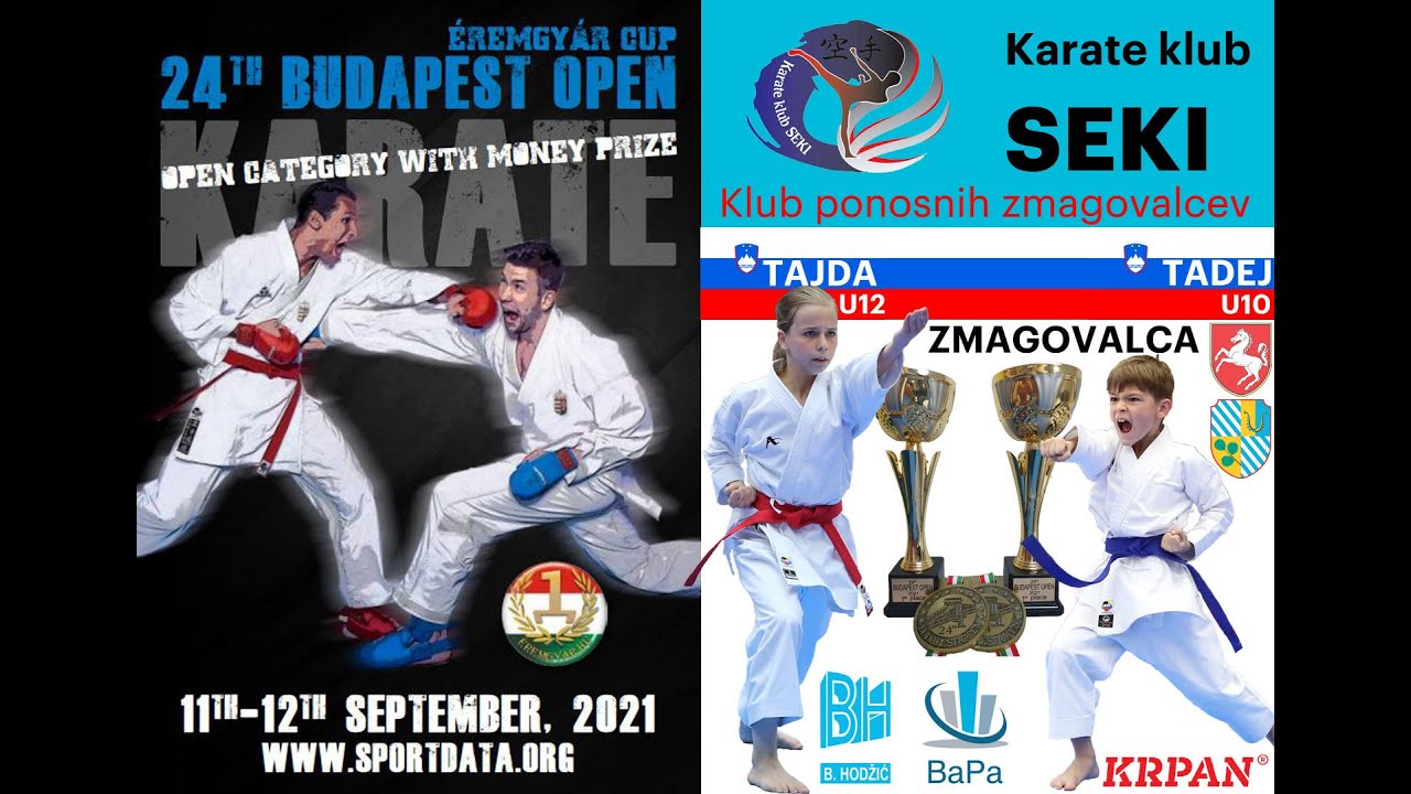 20210912_24TH BUDAPEST OPEN, zmagovalca TAJDA (kata U12) in TADEJ (kata U10)