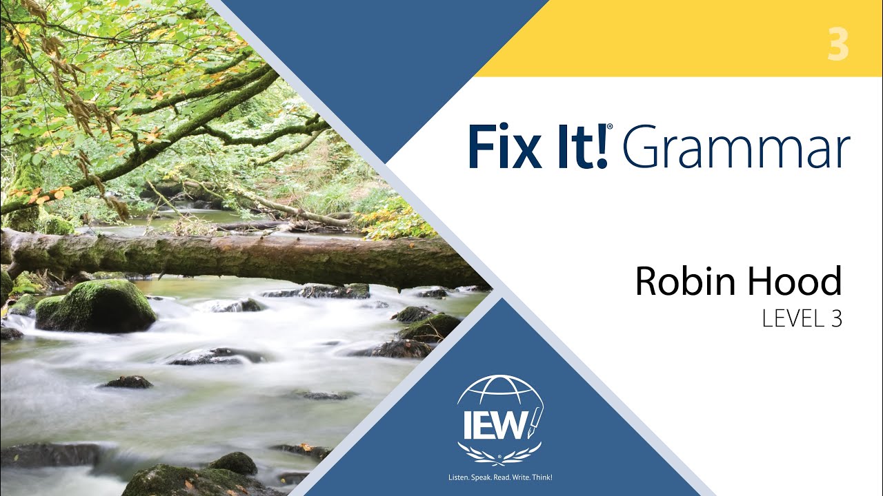 Learn More about the Fix It! Grammar: Level 3 Robin Hood Teacher/Student Combo!