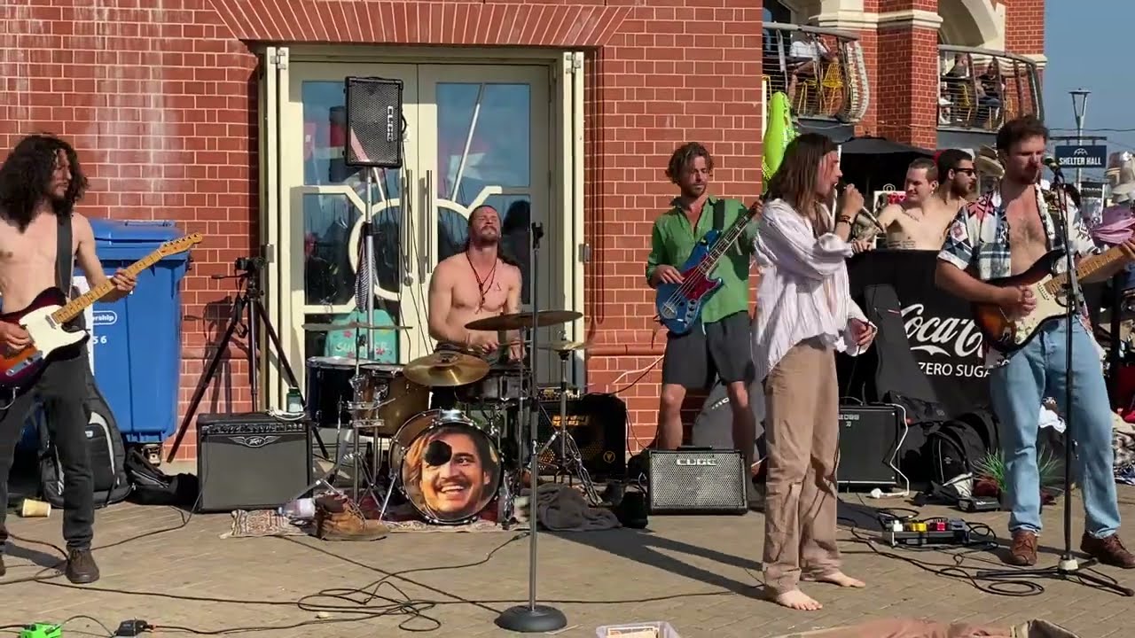Exceptional Rock Quality! Take My Money original song by Irish Rock n` Roll band Ol’ Times busking!
