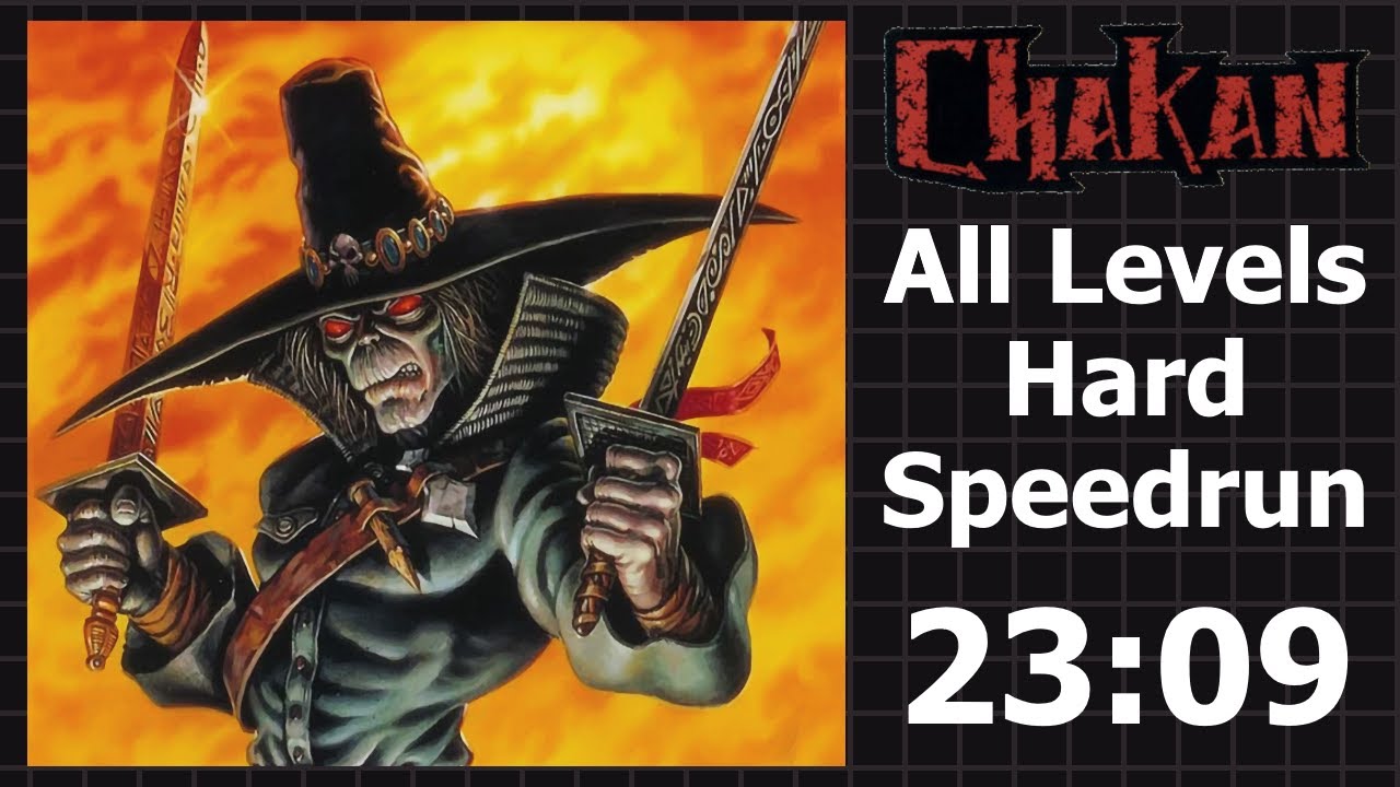 Chakan the Forever Man Speedrun - All Levels Hard - 23:09
