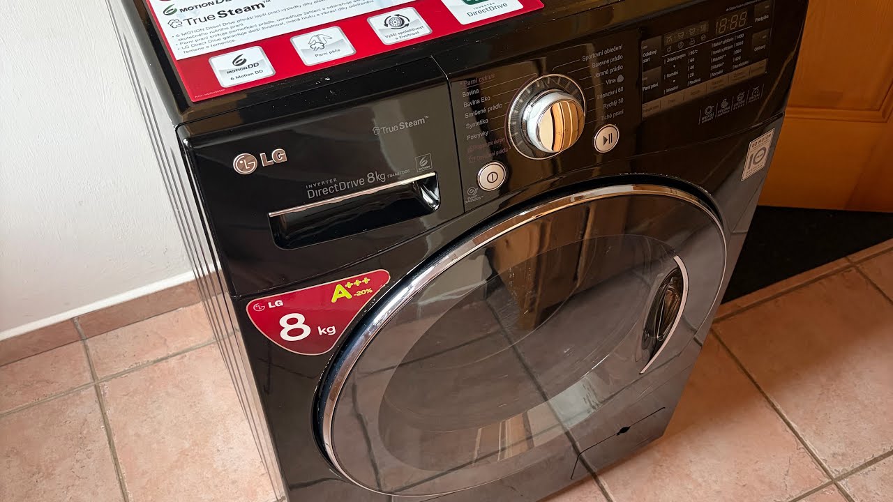 Lg DD washing machine f84a8tds6 start wash :) 