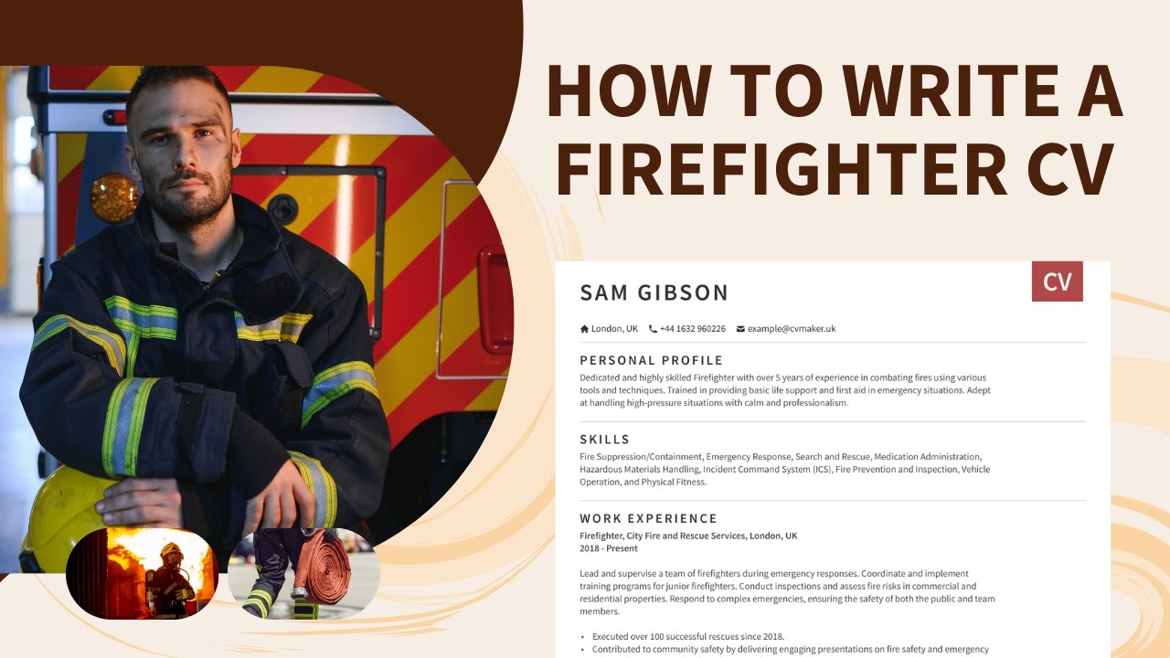 How to Write a Firefighter CV That Stands Out