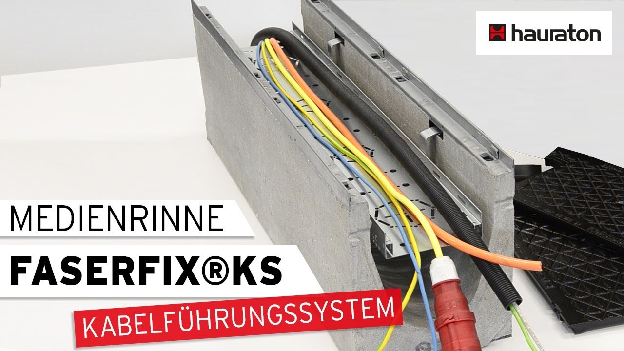 Verarbeitung | Kabelführungssystem | MEDIENRINNE FASERFIX®KS
