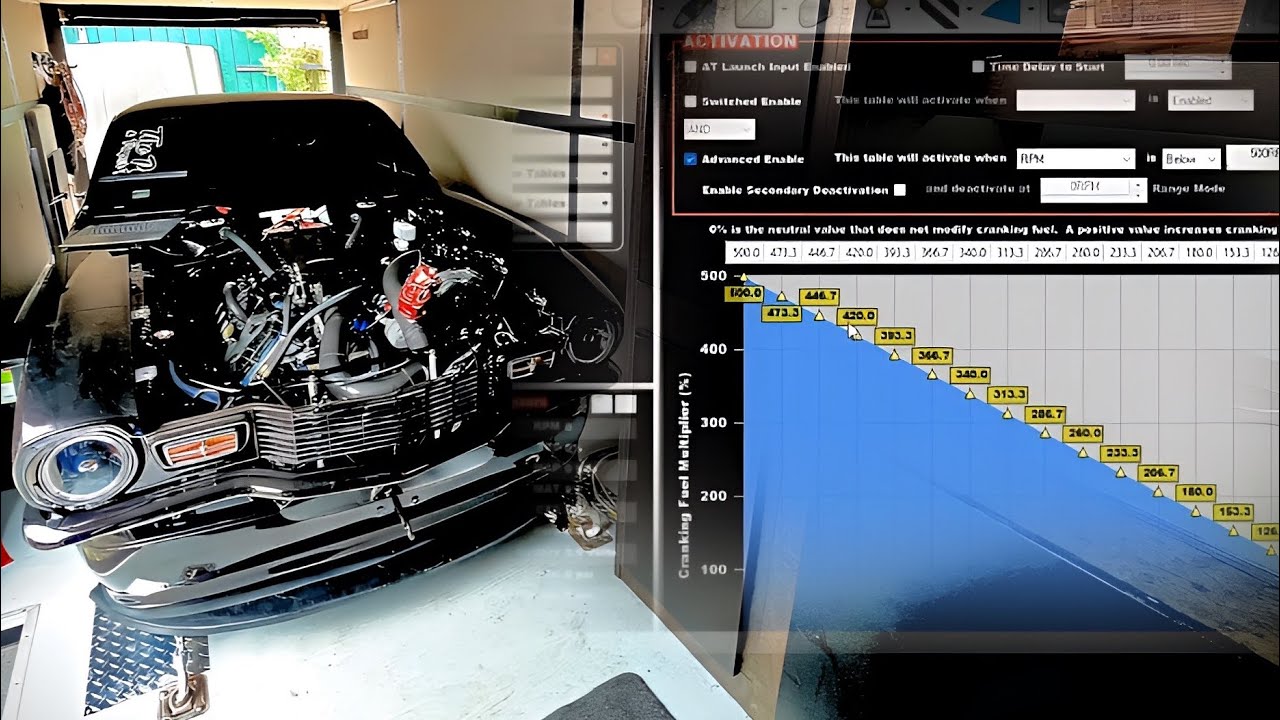 ⛽️ M1 Fuel Start Up Modifier Table / Holley Dominator 💥
