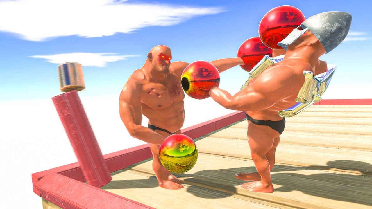 1v1 BOXING IN THE BUILDING ARBS Animal Revolt Battle Simulator