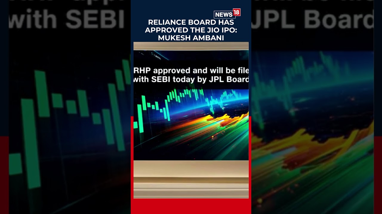 Совет директоров Reliance одобрил IPO Jio, DRHP будет подан сегодня: Мукеш Амбани | RIL AGM | N18S