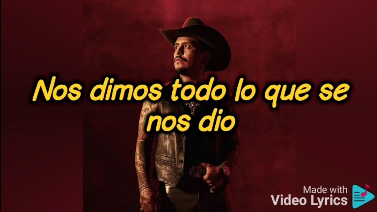 Christian Nodal - Brillas (lyrics)