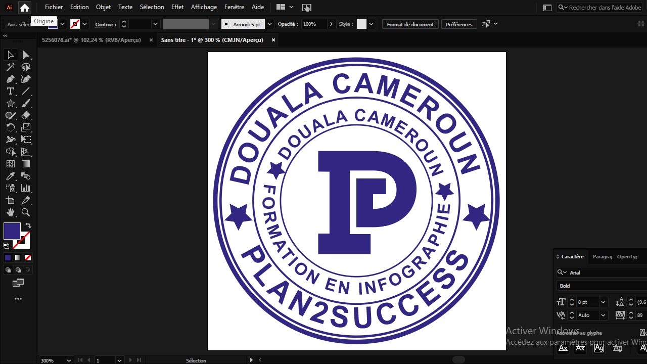 COMMENT CREER UN CACHET NUMERIQUE DANS ADOBE ILLUSTRATOR