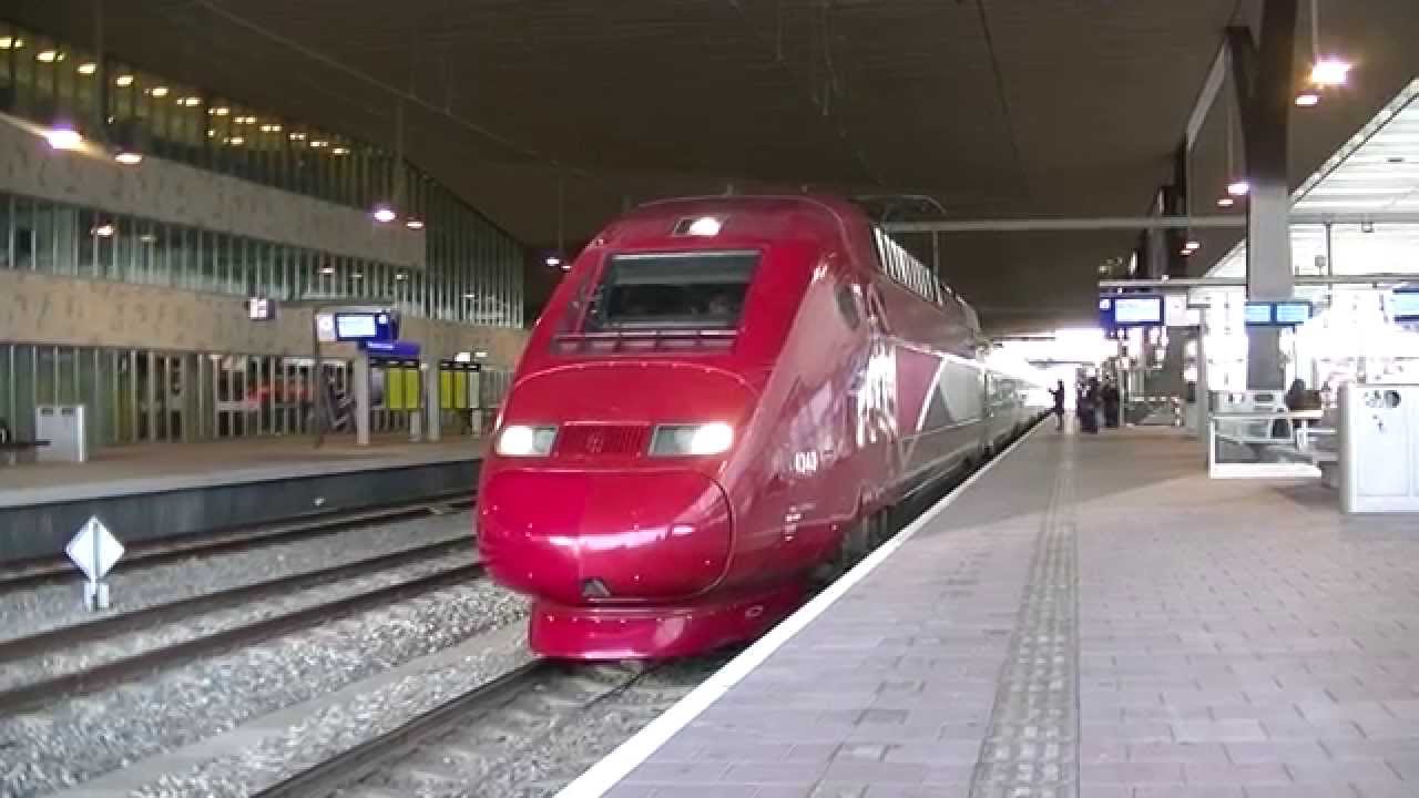 Vertrek Thalys 4343 Station Rotterdam Centraal