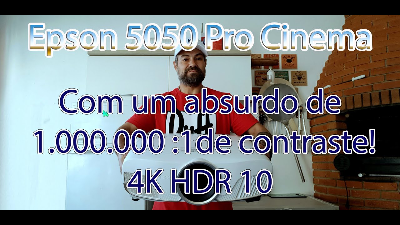 Projetor 5050 Home Cinema Pro UHD 4K HDR 10