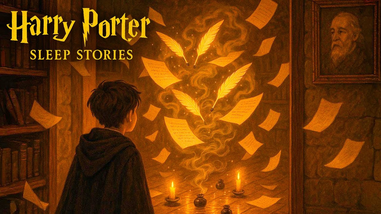 Hidden Rooms of Hogwarts  Secrets, Magic & Silence   Harry Potter ASMR for Sleep