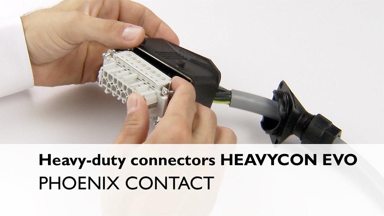 Heavy-duty connectors HEAVYCON EVO – hardware tutorial of assembly