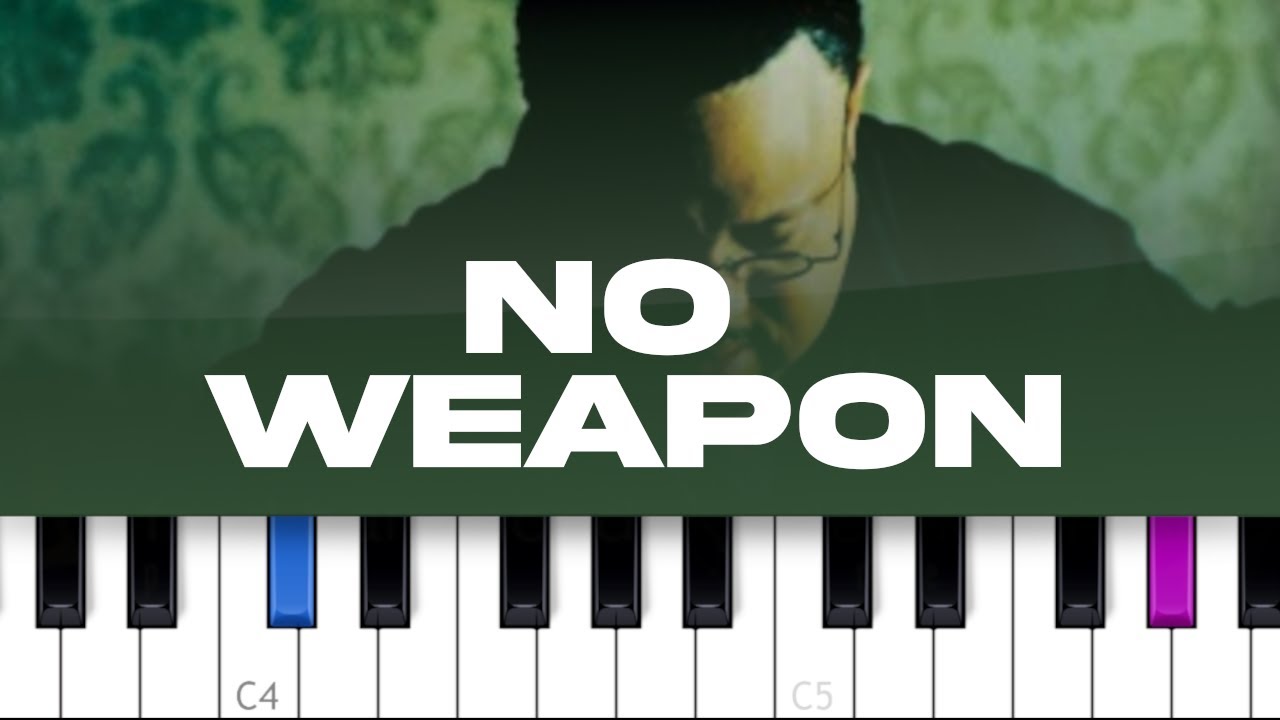 Fred Hammond - No Weapon (piano tutorial)