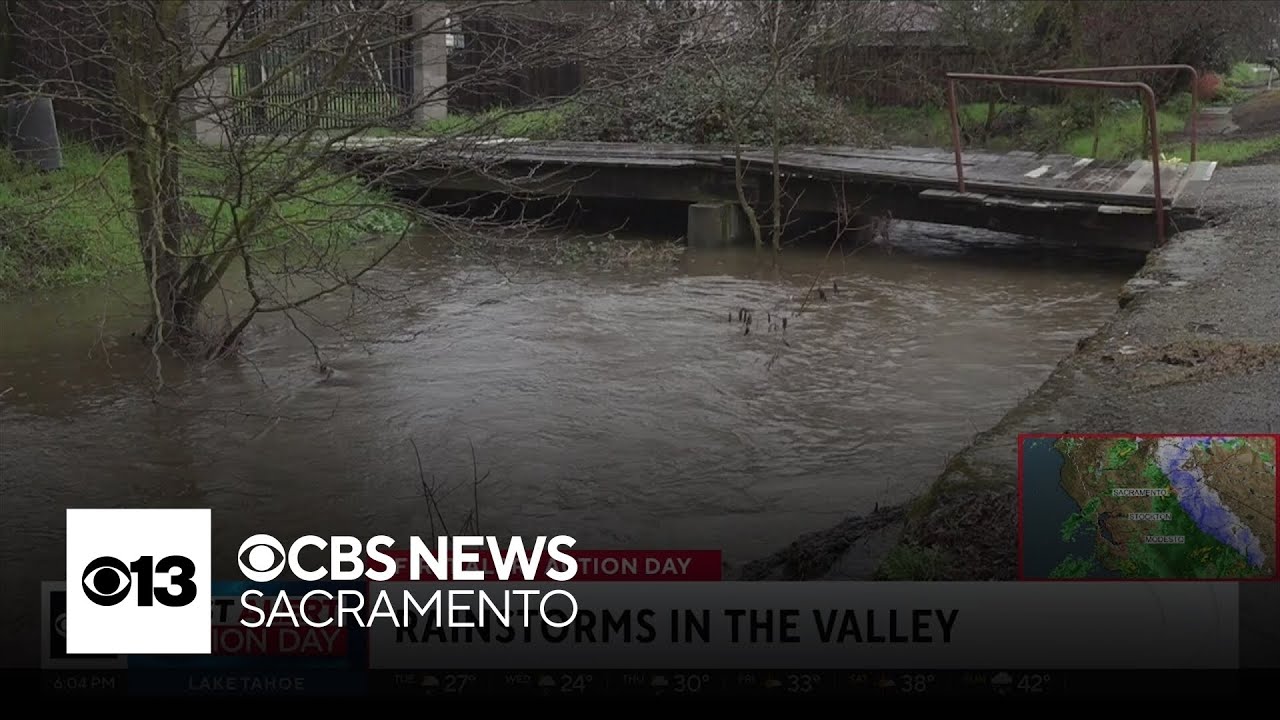 Tracking rainstorms moving through Sacramento Valley