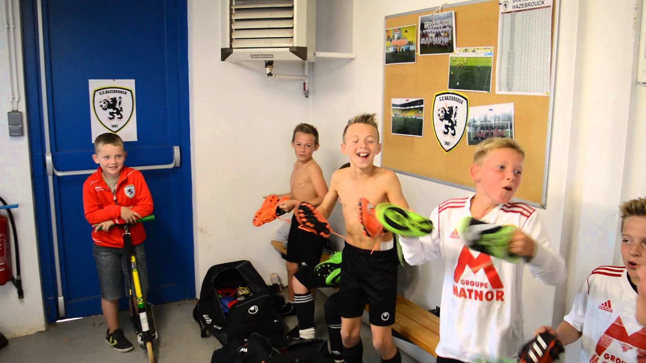 Cris de joie en commun des U12 et U13 !