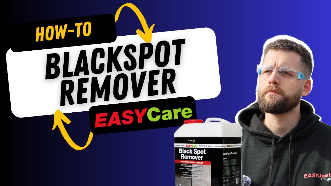 How-to clean black & white spot from your driveway or patio - EASYCare Blackspot Remover