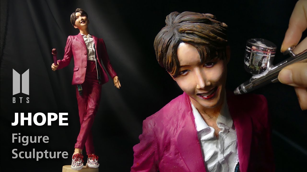 방탄소년단 제이홉 피규어 만들기 (스컬피 점토) / Making BTS J-Hope figures (Sculpy Clay)