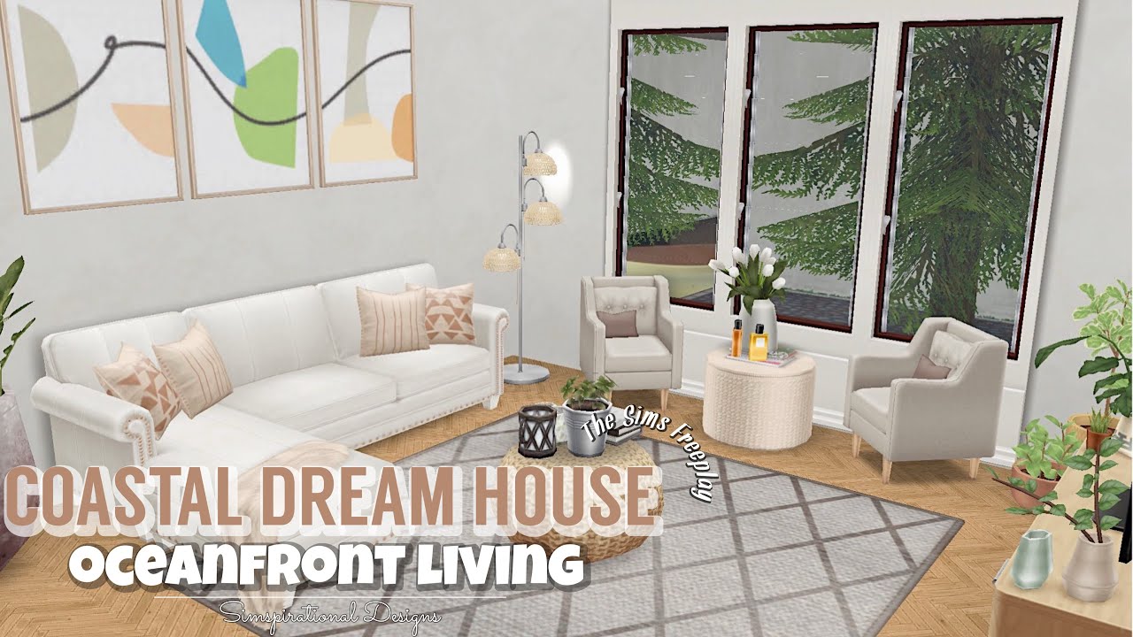 COASTAL DREAM HOUSE | The Sims Freeplay | House Tour | Floor Plans | Simspirational Designs