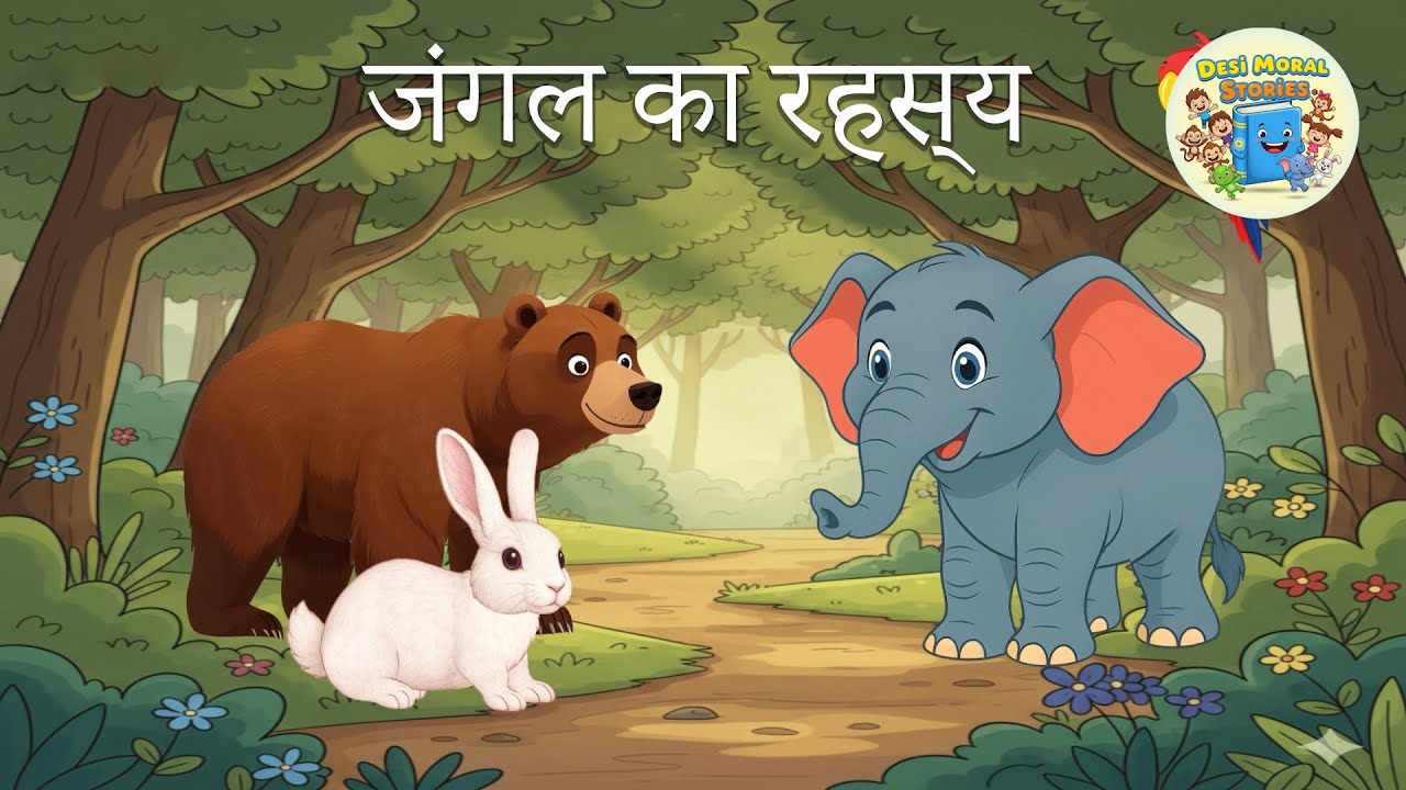Jungle Ka Rahasya | Kids 2D Animation Animals Story in Hindi | Moral Story for Children