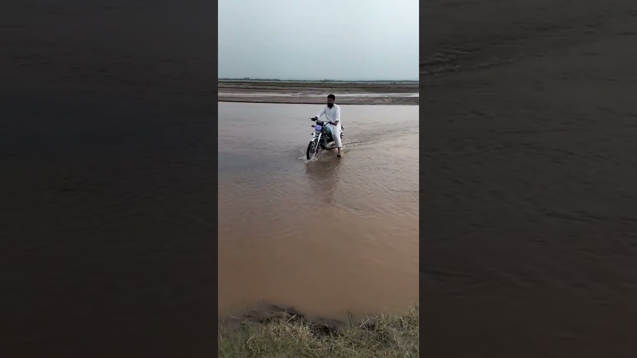 Bike riding in nala banha | Bike pani aur krcher may pans gi #mah #jhelum #discoverpakistan #nature