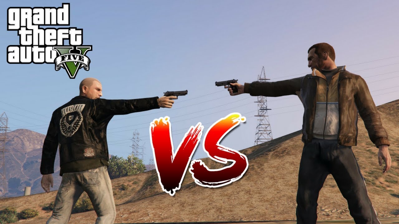 Niko VS Johnny - GTA 5 Rockstar Editor