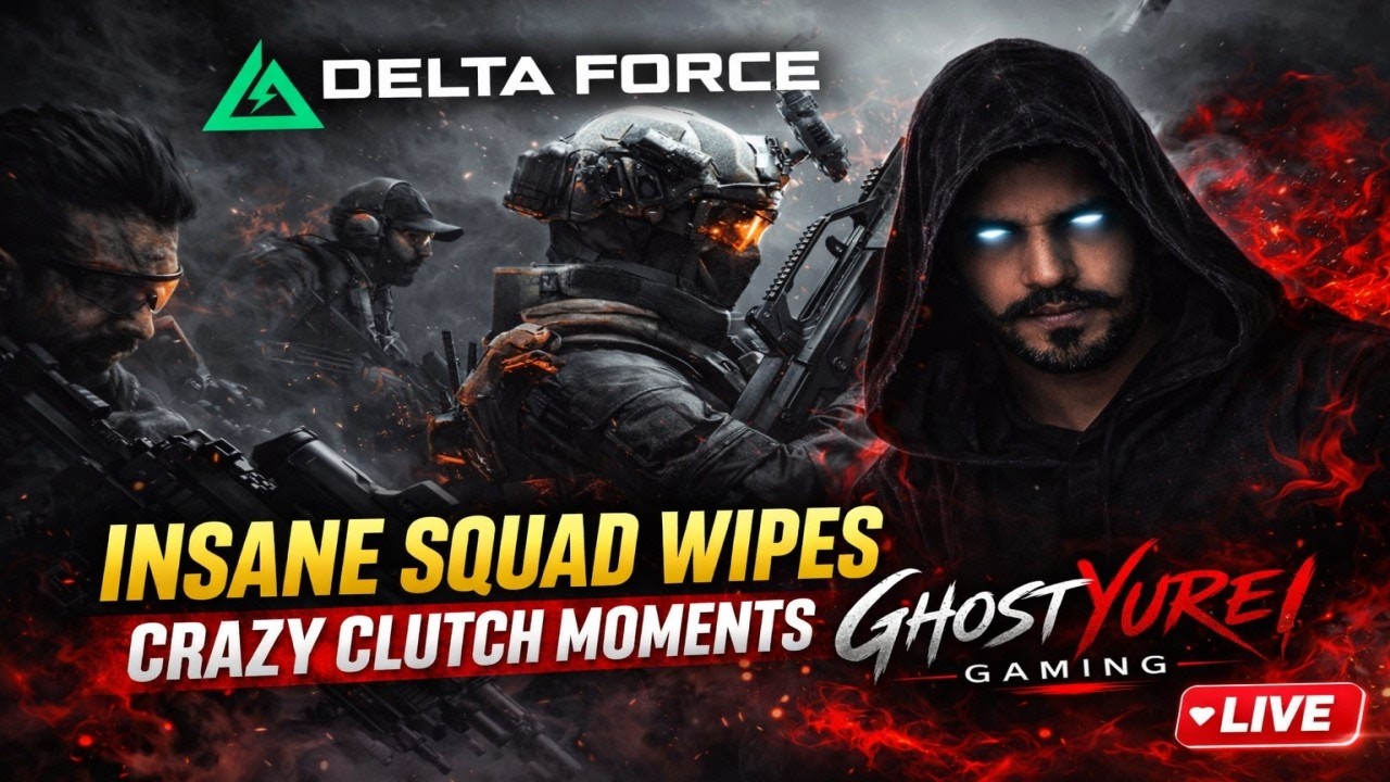 GhostYurei Gaming LIVE | Delta Force Insane Squad Wipes 🔥