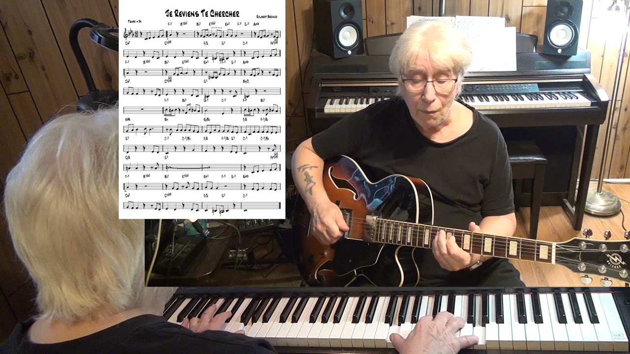 Je Reviens Te Chercher ( TvdH ) - Jazz guitar & piano cover ( Gilbert Bécaud )