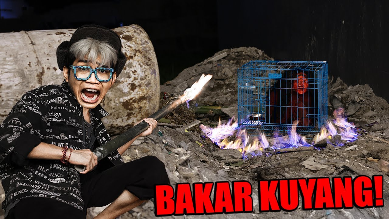 SELAMAT TINGGAL KUYANG MENGERIKAN!!! DIA NGAMUK PARAH, HAMPIR KABUR KETIKA DI BAKAR!!!