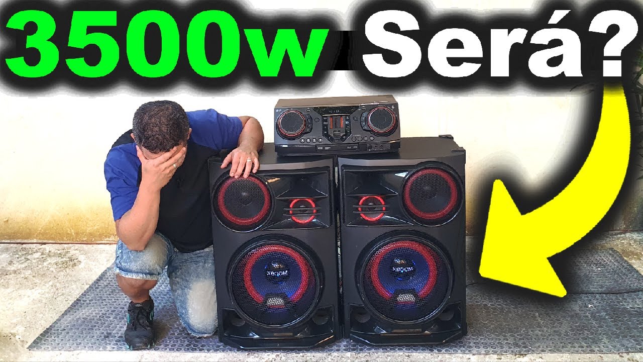 🟢 LG Xboom CL98 Teste De Potencia 🟢 VEM CONFERIR O LIMITE DO VOLUME DESSE MINI SYSTEM LG TOP DE LINH