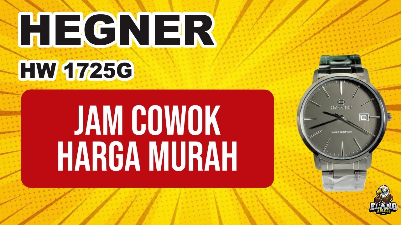 HEGNER HW 1728G : JAM TANGAN HEGNER JAM COWOK HARGA MURAH TERBARU (2025)