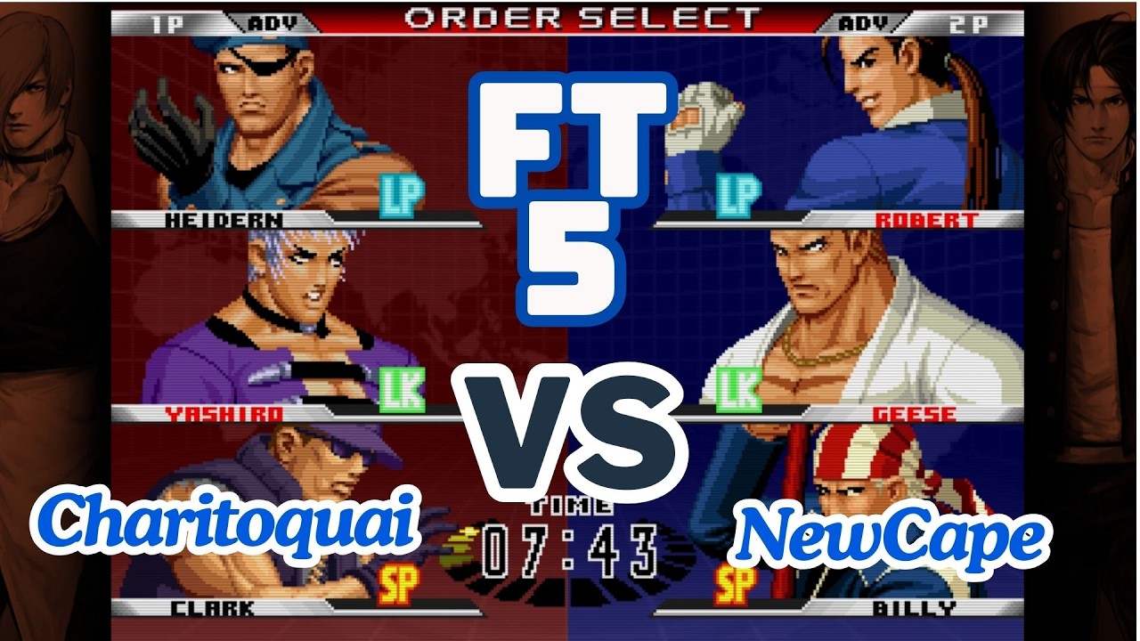Charitoquai VS NewCape FT5 - KOF 98 UM
