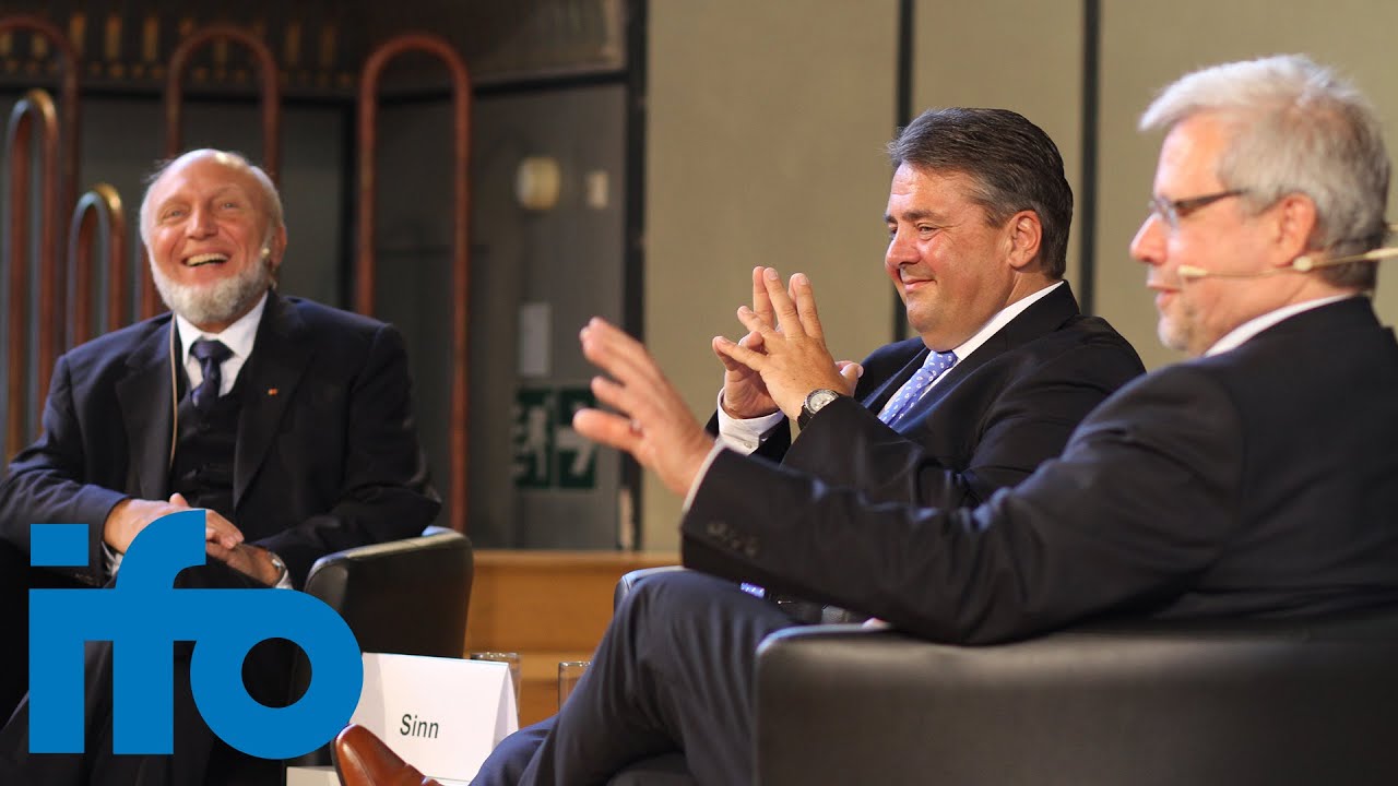 Wirtschaftspolitik und Politikberatung im Dialog - Sigmar Gabriel und Hans-Werner Sinn im Gespräch
