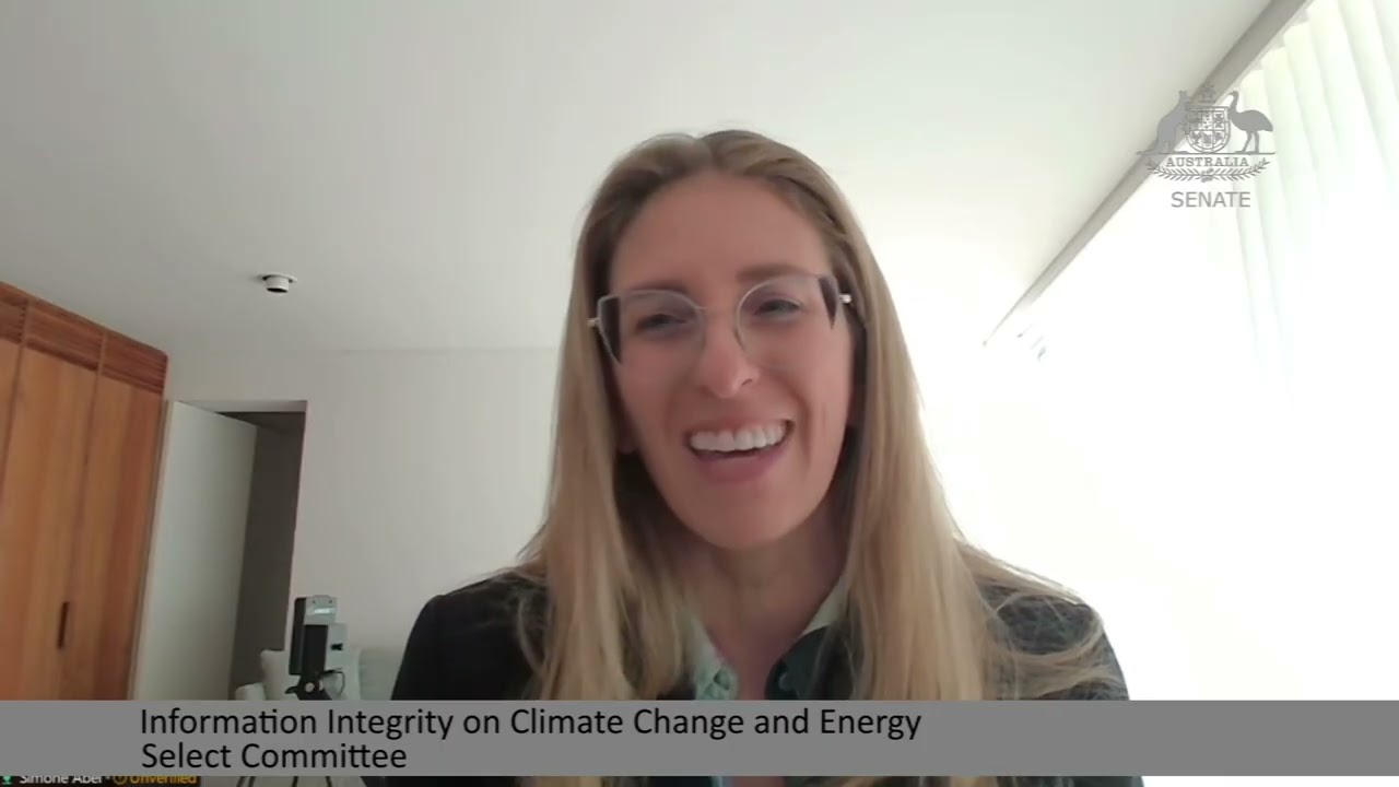 Hearing of Senate Select Committee on Information Integrity on Climate Change and Energy