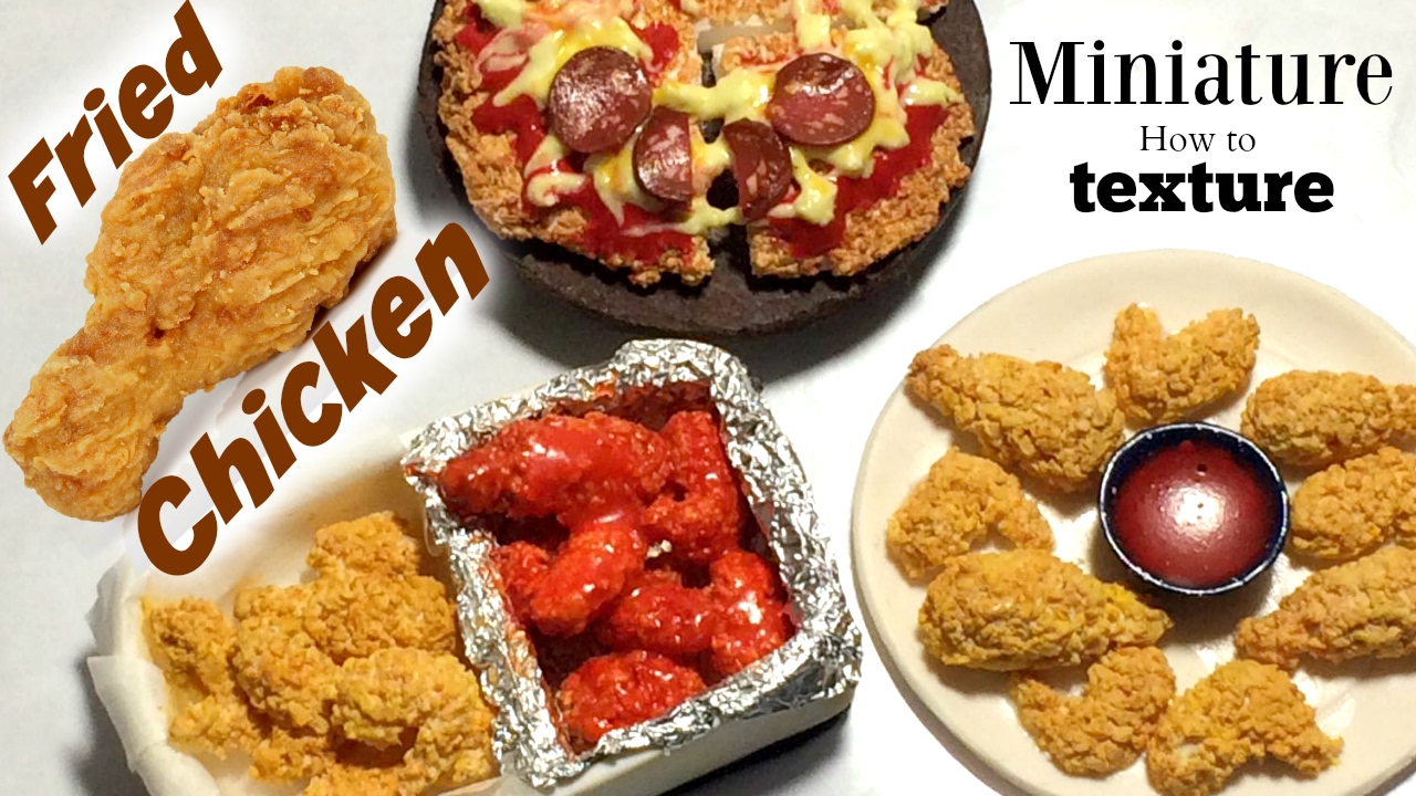 [Tuto FIMO] Poulet Frit //DIY// How to make Fried Chicken - Polymer Clay Tutorial