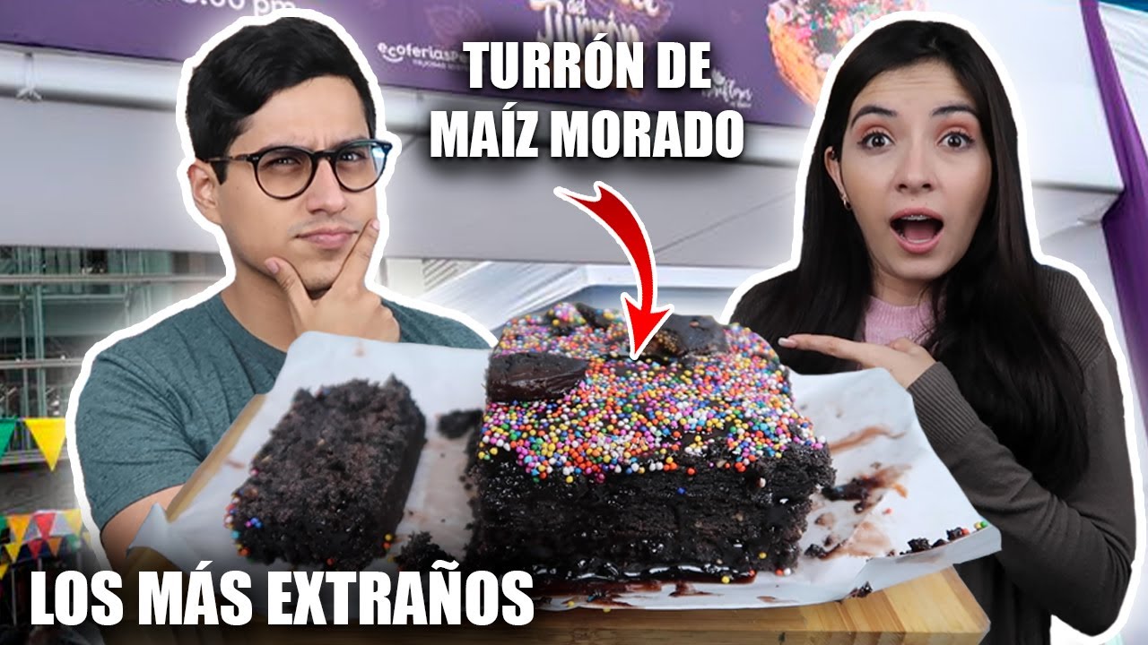 TOUR de LOS TURRONES MÁS EXTRAÑOS!!! ¿QUÉ TAN BUENOS SON?