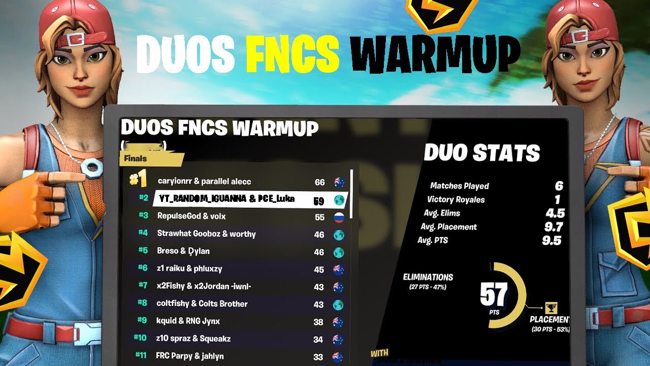 DUOS FNCS WARMUP CONSOLE / highlights🔥