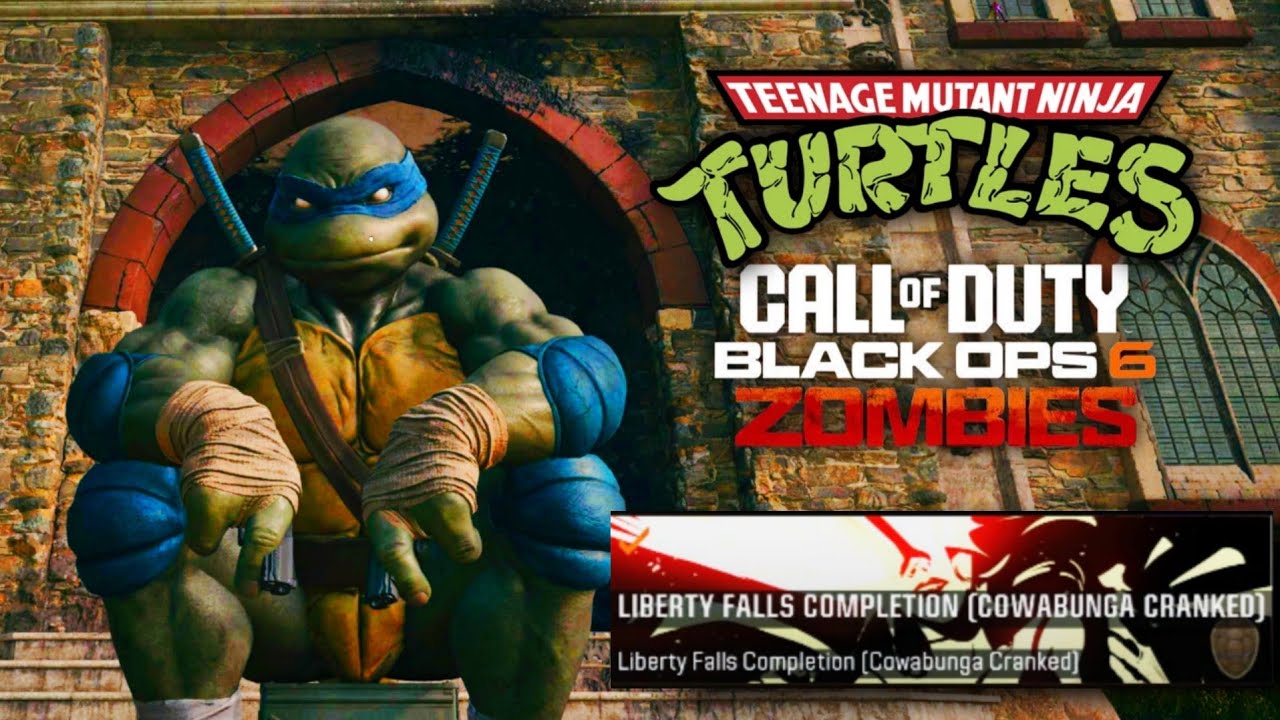 NEW BO6 Zombies *Cowabunga CRANKED* is INSANE - Liberty Falls SOLO COMPLETION