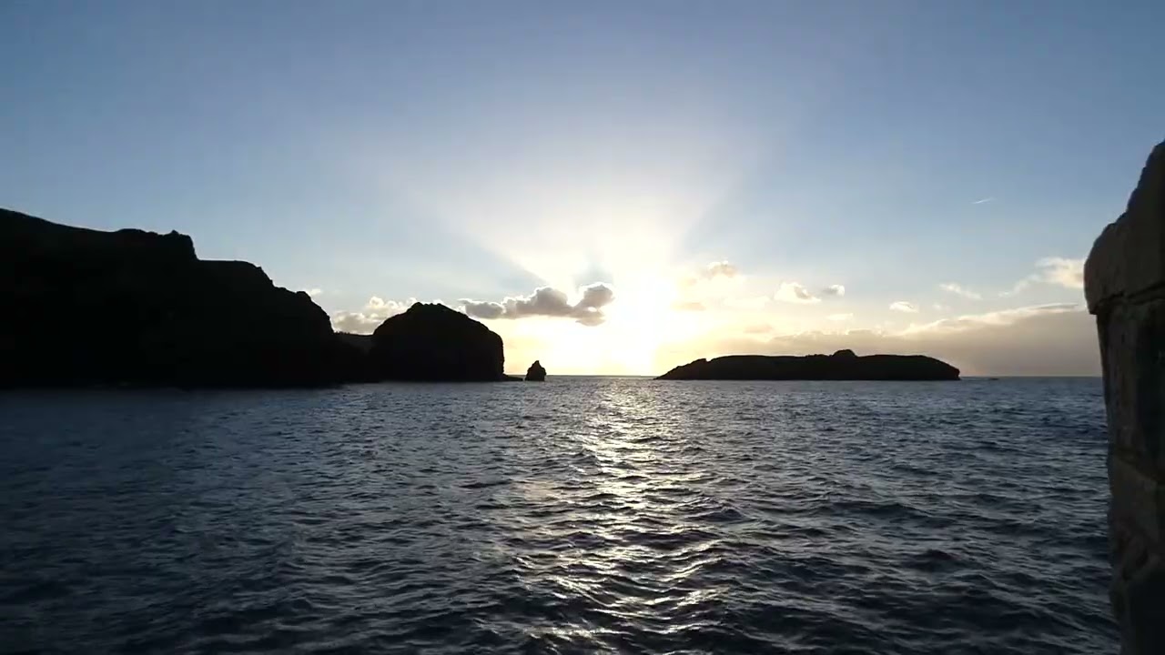 Safe Harbour Sunset in Cornwall