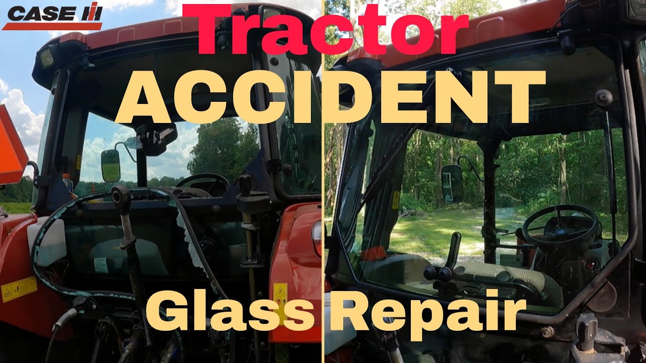 Case IH 75C Tractor DIY Glass Replacement Installation