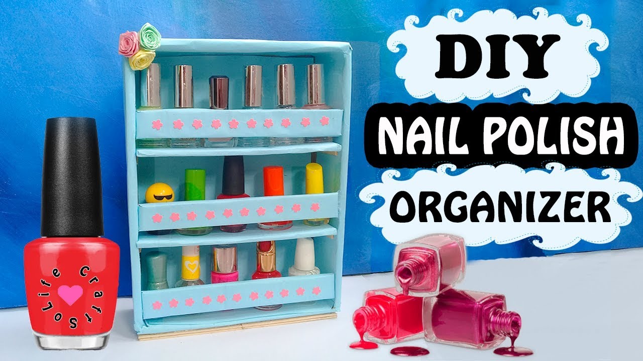 Cereal Box to Organizer | DIY Nail Polish Organizer | DIY Desk Organizer