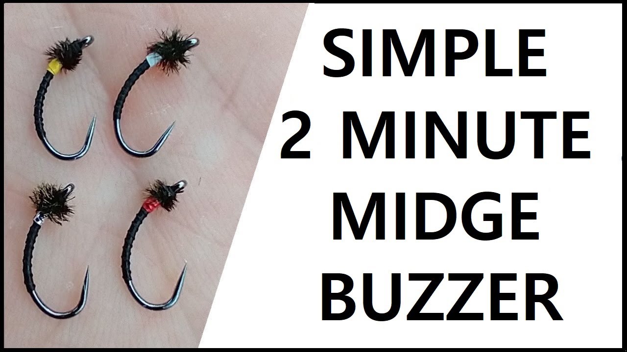 133. Fly Tying a Easy Stillwater Trout Buzzer - Fly Fishing UK