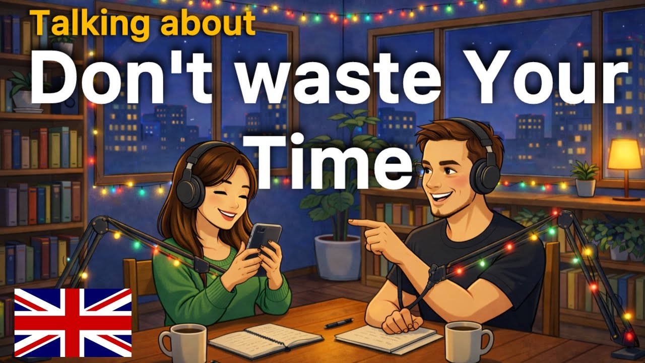 Don't waste your Life | English podcast for Easy conversations in Daily Life | Learn English fast 