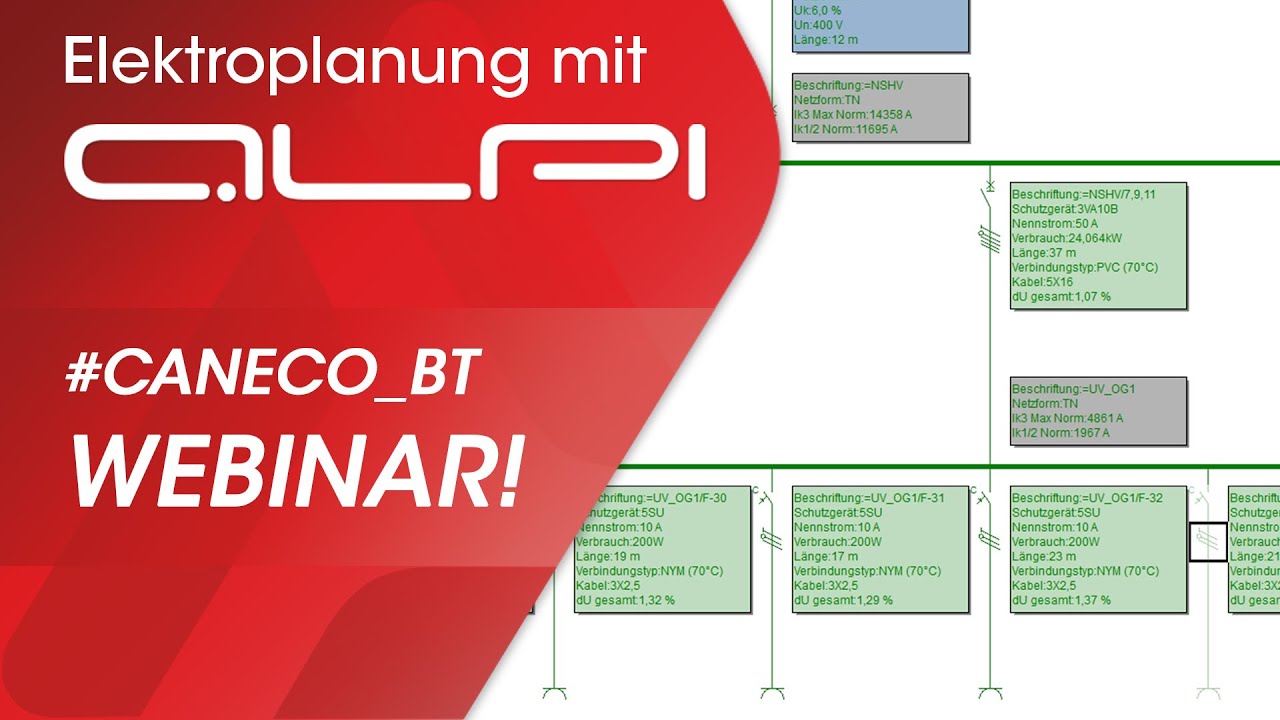 WEBINAR Elektroplanung: 1 #Caneco_BT - Sichere Stromversorgung eines Rechenzentrums (deutsch)
