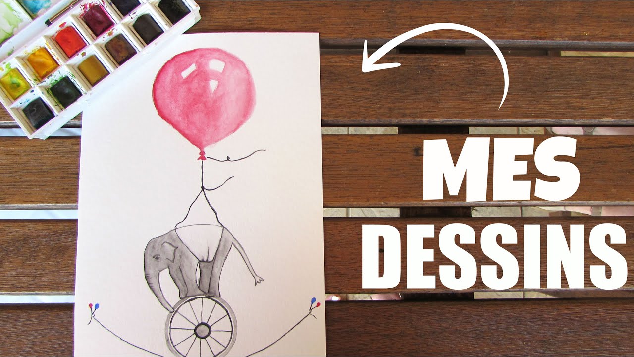 •| MES DESSINS ET AQUARELLE DE L' ETE #2 |•