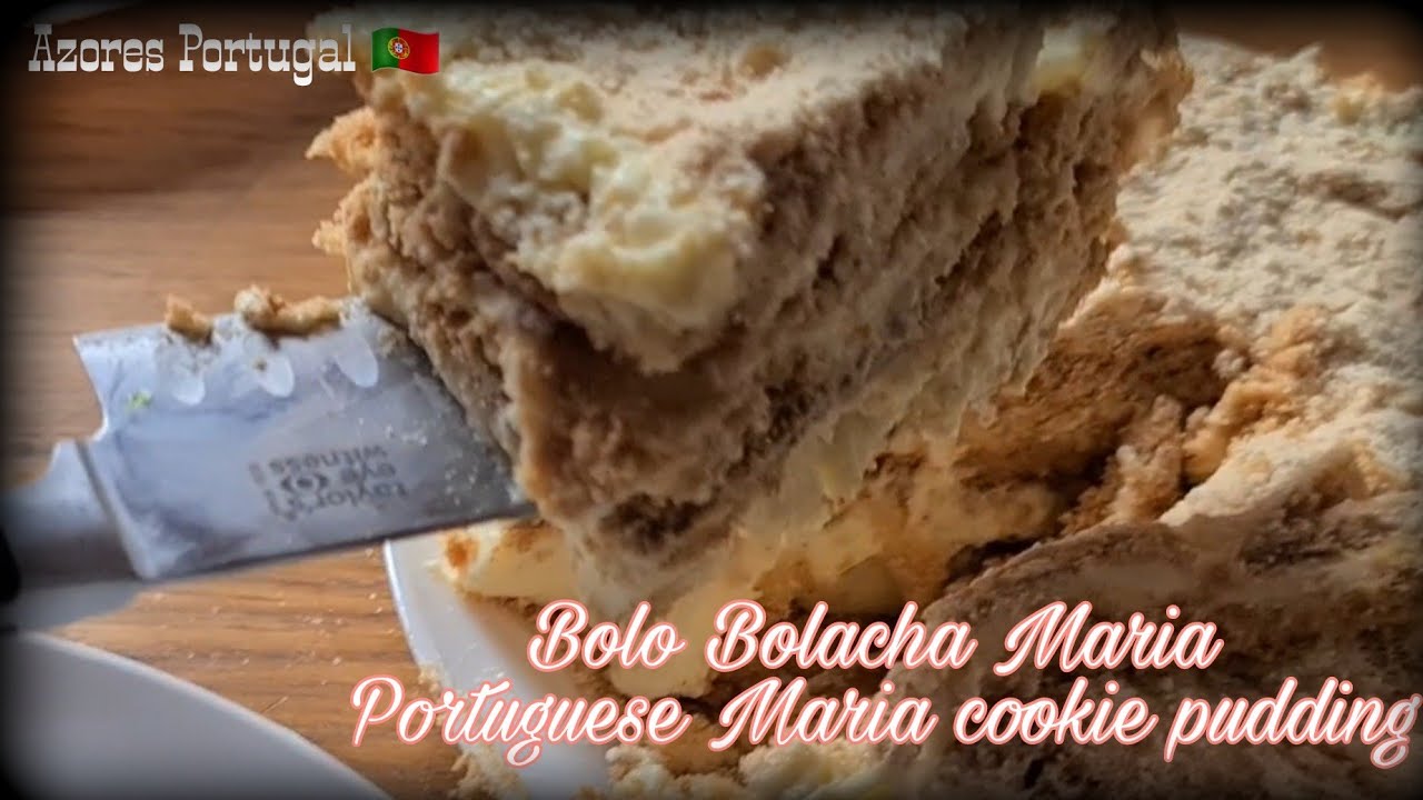 Bolo de Bolacha Maria/ Portuguese Maria Cookie Pudding, no bake. Birthday cake idea