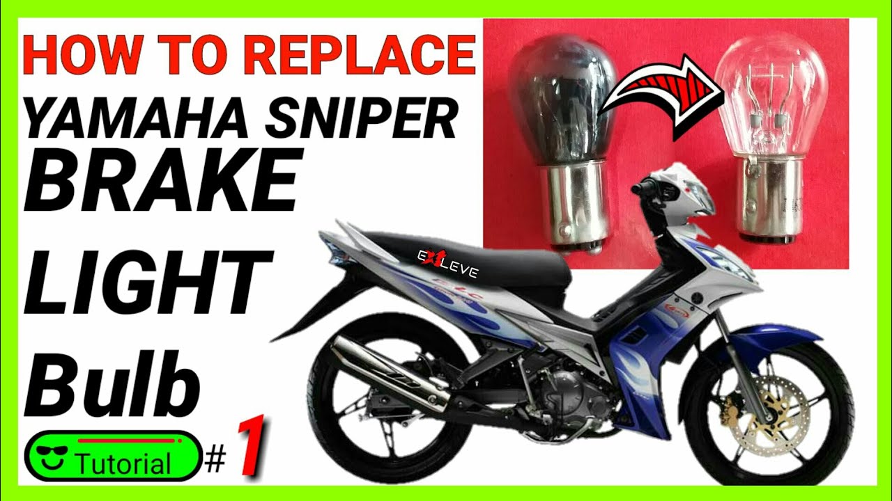 Brake light bulb replacement YAMAHA SNIPER, CRYPTON X, JUPITER, SPARK | PUNDING ILAW