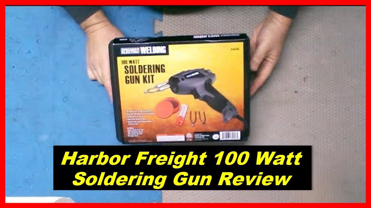 Harbor Freight Soldering Gun Review (New and Improved)